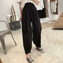 린넨 하이 웨이스트 랜턴 바지 여성여름 코튼 캐주얼 느슨한 바지 여성 버튼 하렘 바지 여성