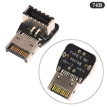 C USB 3.1 전면 패널 소켓 3.0 19 핀 TYPE-E 20Pin 헤더 확장 어댑터 ASUS 마더 보드 PC 커넥터 라이저, [02] B, 02 B