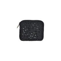 Bamboo Trading Company SHCP008 나이트 블룸 동전 지갑 높이 76cm(3인치) 블랙