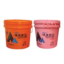 쌍곰 데코타일본드 수성온돌겸용 PVC바닥타일 접착제, 데코타일본드_난방용4kg(3~4평 시공가능)
