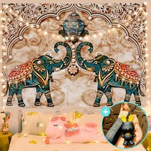 전세집 간이 중문 대용 커튼 북유럽풍 2미터 패브릭 배경 천 6미터 조명, 북유럽풍F