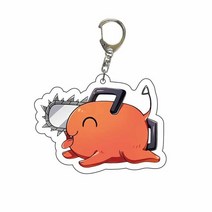 체인소맨 키링 Chainsaw Man Anime KeyChain Women Cos Girls Gift 열쇠 고리 남성용 아크릴 자동차 파티 펜던트 일본 포치 타, [20] 4973
