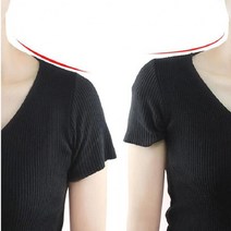 어깨패드 블레이저 셔츠 패딩 숄더 의류 재봉 커버, 블랙M GD01125