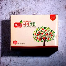 아침에사과즙한잔 충남 예산사과 저온착즙 사과생즙 110ml 선택형, 60포(1+1박스)