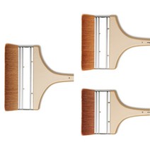 화홍 132 배경 평붓 (백붓) 천연모 6-8호 수채화 일러스트 회화 바탕붓, 7호(17102)