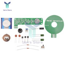 금속 검출기 감지기 선별기 DIY 키트 탐지기 전자 DC 3V-5V 비접촉 센서 PCB 보드 모듈 부품, [01] No Acrylic Shell