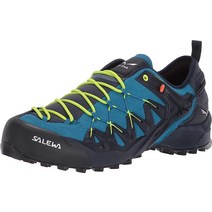 Salewa Wildfire Edge Approach 신발 - 남성용 프리미엄 네이비/플루오 옐로우 9.5