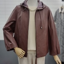 아날도바시니 AW09LK87C 렘스킨 후드 집업 점퍼