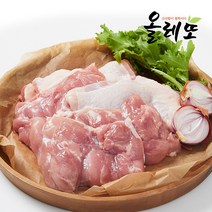 올레또 국내산 안얼린 냉장 무뼈 닭다리살 정육 600g, 1팩