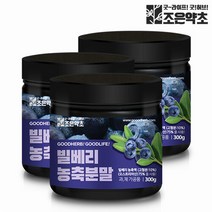 빌베리 농축 분말 가루 파우더 대용량 300g x 3, 3개