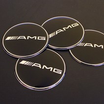 디씨몰 프리미엄 부착형 우레탄 휠캡 AMG 65mm 4개1세트, 4개