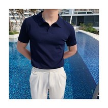 남성 셔츠 반팔 티셔츠 퓨어 컬러 새 의류 여름 캐주얼 탑스 S~4XL
