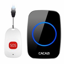 초인종 현관 스마트 cacazi smart home 무선 호출기 doorbell old, 협력사, 블랙 1x1, 에게