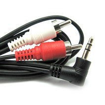 일렉킹 RCA케이블모음 1RCA 2RCA 3RCA 음향 영상 케이블 모음, 04_3.5ST-2RCA 3M