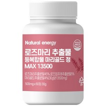웰핏 로즈마리 추출물, 60정, 1박스