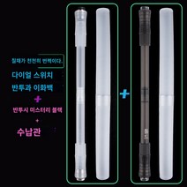 한정판 멋지게 빛나는 고급 회전 펜돌리기 펜스피닝, 블랙 + 화이트