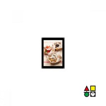 광고 홍보물 꽂이 POP아크릴게시판 A4 백화점 식당 전시장 카페 구성판 교체형메뉴판 옥외게시판 벽메뉴판 두꺼비, 세로형/양면테이프