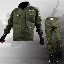 작업복 봄가을 자동차정비 용접 근무복 세트남성 화상방지 공장 작업장 노동 공업용, C04-암나사(상의+바지)