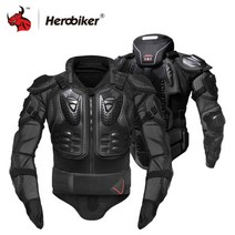 오토바이 상체 보호 장비 Herobiker 자켓 레이싱 바디 프로텍터 자켓 + 목, mc1008-5d 블랙, XL, 협력사