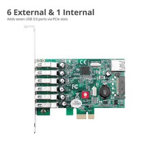 SIIG DP USB 3.0 7포트 PCIe I/E (JU-P70011-S1) 1273277