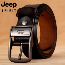 JEEPSPIRIT 정품 남성용 가죽 벨트 OM18CD996BT0346