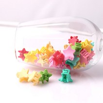 데코카페 귀욤별 미니헤어핀 20개입 집게핀 머리핀 머리정리 포인트핀 애견 강아지