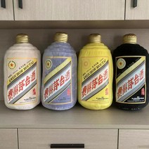 고급술병 중국 명주 구이저우 마오타이 술병 웃긴 선물 테이블 셋팅용 인테리어 소품, 05. 세트(4개)