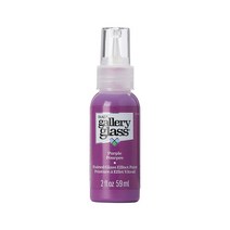 Plaid 갤러리 스테인 글라스 펜 2oz 색상선택 글라스 데코 스테인글라스 물감, 41 Purple