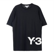 Y-3 라지 로고 티셔츠 HG6093 BLACK