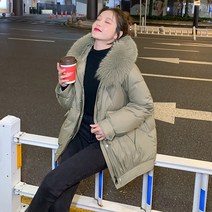 bubrill화이트 오리 다운 하이 엔드 다운 재킷 여성용 쇼트
