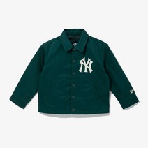 [AK PLAZA] [뉴에라키즈] MLB 코튼 코치 뉴욕 양키스 재킷 다크 그린 (13679506)