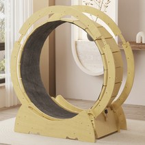 비와이몰 고양이 캣 휠 워커 트레드밀 스크래쳐 펫 롤링 장난감, S (직경 86cm  2.5kg이내)