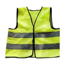 GHSHOP 3xKIDS 높은 가시성 HI VIZ 조끼 노란색 녹색 반사 안전 조끼, 폴리 에스터