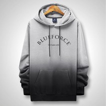 블루포스 남여공용 샤루 후드티셔츠 그라데이션 나염 긴팔티셔츠 커플티 단체복 후드티