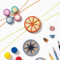 FCLiving만들기 재료 실팽이 그리기 방과후수업 칼라폼 활동, 십자