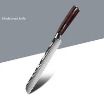 고기슬라이서 육설기 커터요리사 칼 레이저 다마스커스 스테인레스 스틸 주방 1-10 개 일본 산토쿠 생선, 02 B