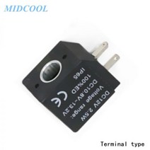 솔레노이드 밸브 코일 A080 A092 시리즈 CD CL 220V 110V 24V 12V 단자/그로멧 유형, CDA080_AC 220V