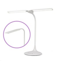 NEXT-211LAMP-W/시력보호 듀얼캡 무선 LED 스탠드/자연광/주백/주광모드/내장배터리 2200mAh/180도 캡회전/터치스위치/40분 동작타이머기능