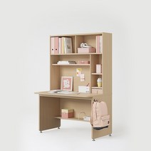 한샘 티오 그로우 일반책상세트 5단 120x75cm (컬러 택1), 화이트/파우더핑크(A)