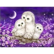 세진 NEW 보석십자수 제품 72가지 신제품 새로운 취미생활 보석 십자수 보석십자수, 34x44 부와행운의부엉이