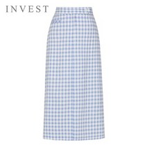 인베스트 인베스트 깅엄체크롱스커트_V2M1SK8060