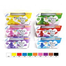 도너랜드 칼라천사점토 30g 10color 색상선택, 빨강
