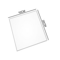 투명 플라스틱판 반투명 원형 아크릴 컬러 불투명 판넬 100x200mm 높은 보드 1mm 2mm 3mm 4mm 5mm 유기 유리 메타크릴레이트, 10cm x 20cm