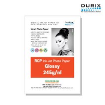 두릭스 글로시 245g 4x6 5x7 DURIX Glossy 인화지 사진인화지 포토용지 사진용지 광택지 고광택 /샘플용지 증정, 5x7 100매