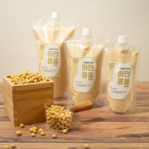 [정담두부집] HACCP 100%국산콩 콩물 콩국수 하얀콩물, 2개, 700ml