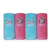 캐릭터 뿌카 30수 세면타올 모임 단체 선물용 돌답례품 수건답례품 기념타월 자수 수건제작, 스카이블루