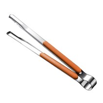 스테인레스 스틸 바베큐 집게 바베큐 그릴 음식 클립 아이스 집게 고기 샐러드 토스트 빵, 주황색