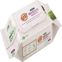 [스카치 브라이트]베이킹소다 물걸레 청소포 마일드 (표준형 / 대형), 대형 25매, 1개