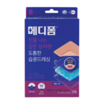 메디폼 친수성 폼 드레싱, 8개