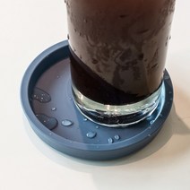 호쿠호니 실리콘컵받침대 무지 홀더 카페 캔 커피 예쁜 찻잔 코스타, 크라운 컵받침 브릭레드